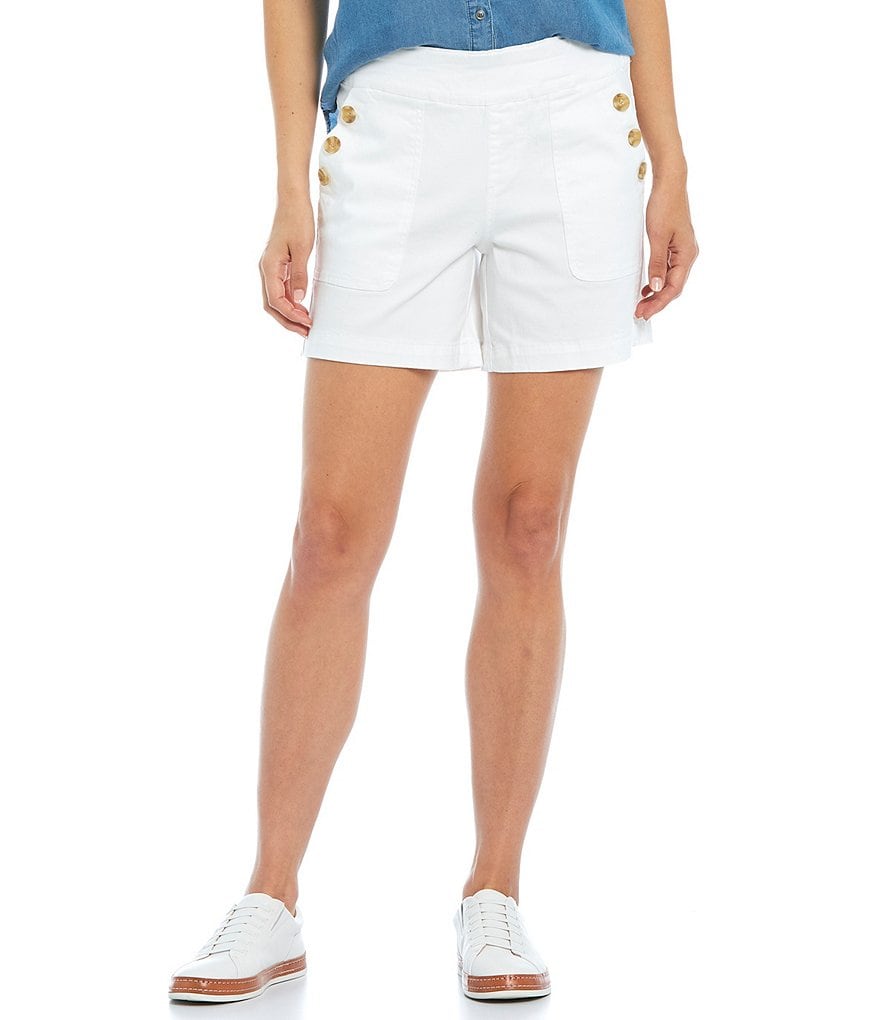 Westbound Button Pocket Detail Pull-On Shorts