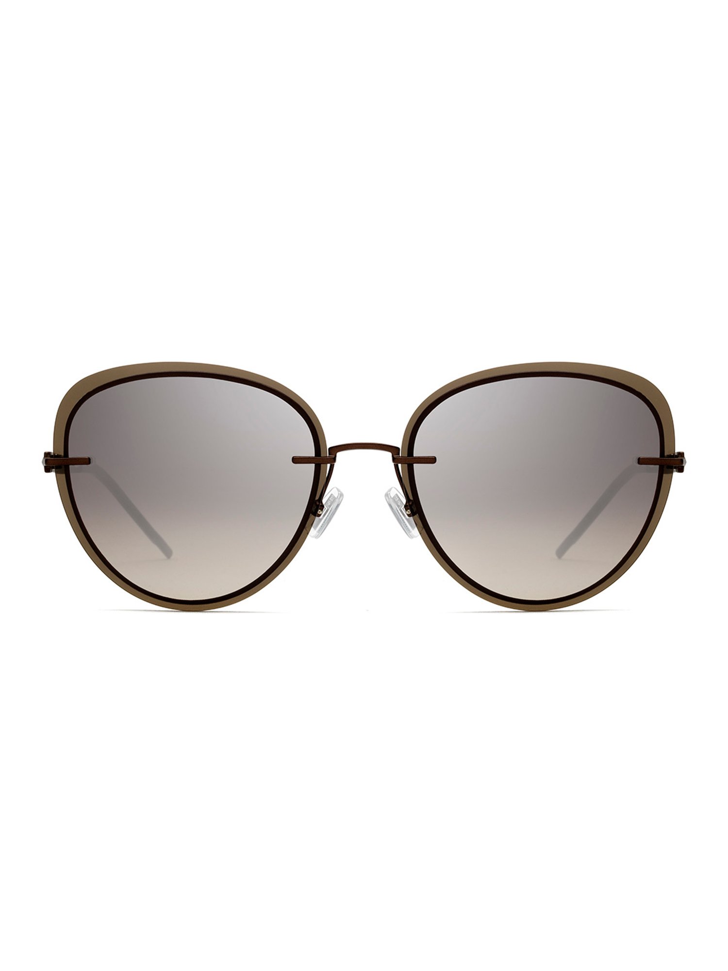 Hugo Boss Silver Cat Eye Sunglasses for Women