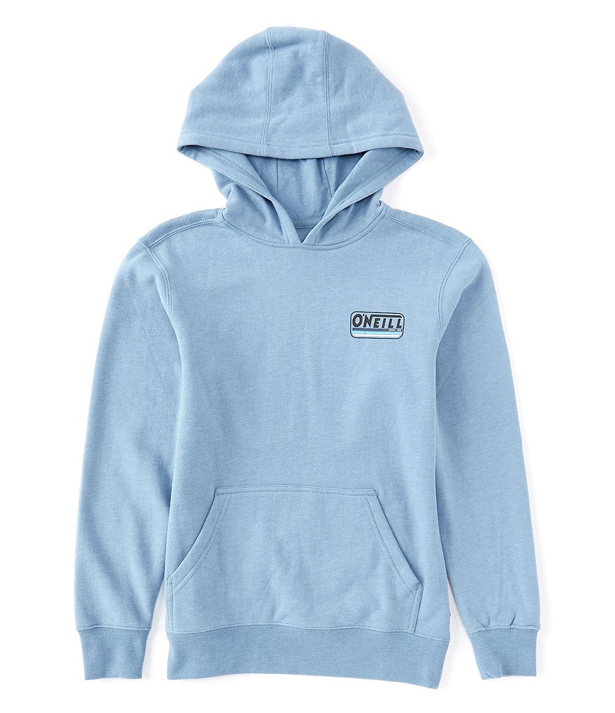 Guess Big Boys 8-16 Long-Sleeve Guess Logo Color-Block Fleece Pull-Over Hoodie