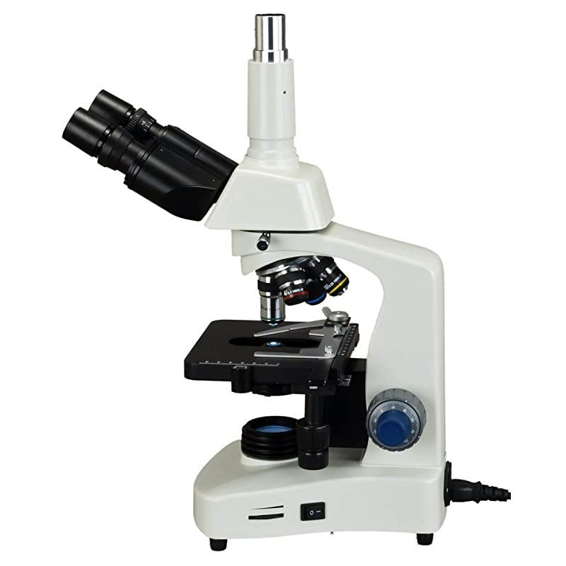 40X-400X Compound Trinocular LED Siedentopf Microscope