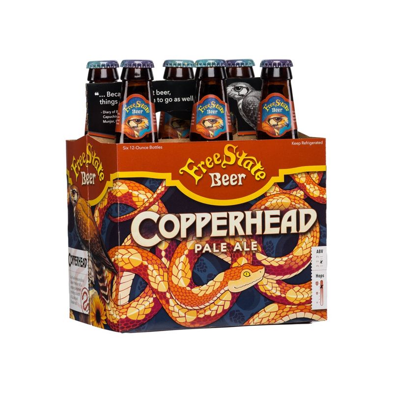 Free State Copperhead Pale Ale Beer - 6pk/12 fl oz Bottles