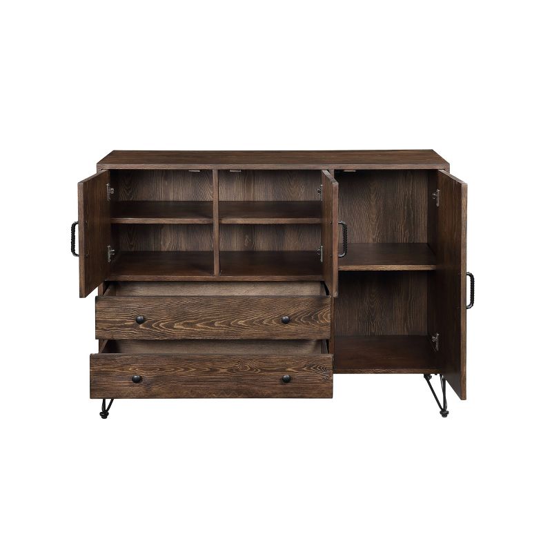 Garron Server Walnut/Black - Acme Furniture
