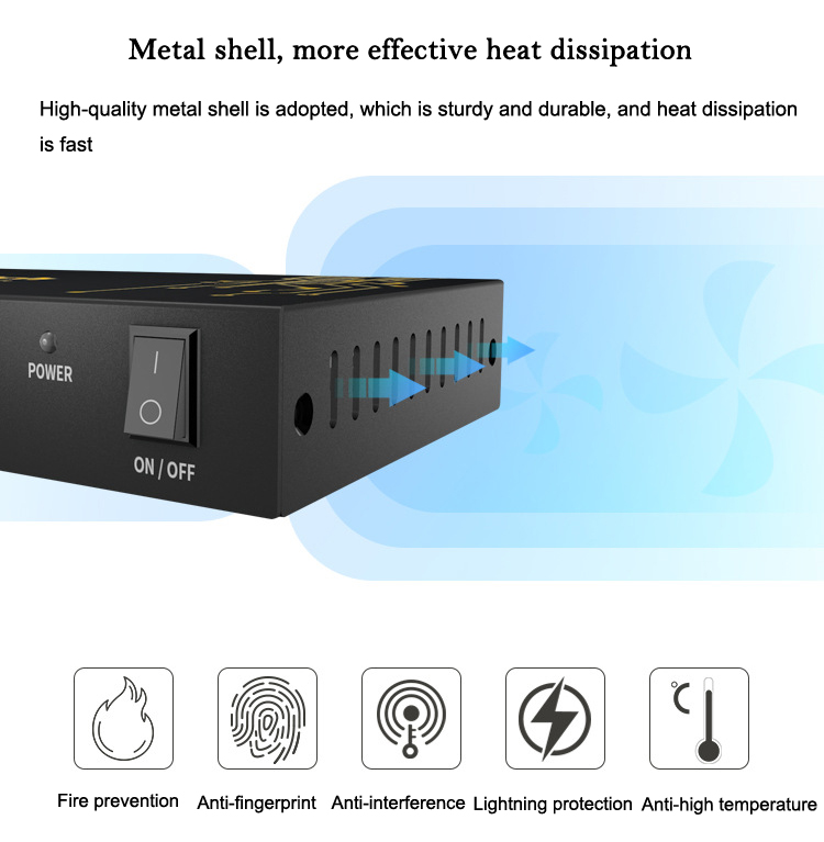 8 In 1 Out 4K 60HZ HDMI Switch 8x1 4096x2160/3840x2160@60HZ 4:4:4 HDMI 2.0 Switcher Audio Video Converter for PS3 PS4 XBOX DVD PC To TV HDTV Monitor or Projector with IR Remote Control