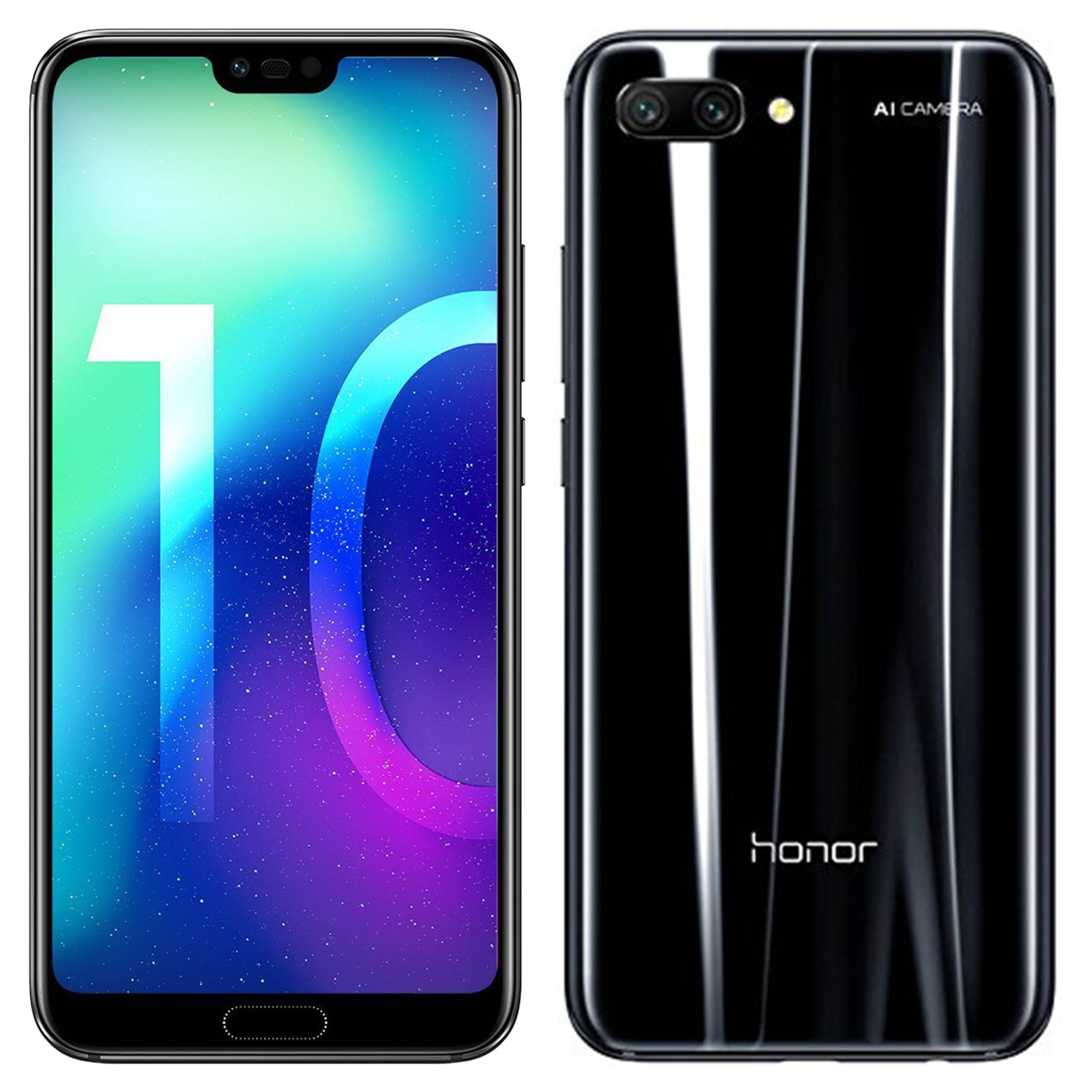 Honor 10 Dual-SIM COL-L29 64GB (No CDMA, GSM only) Factory Unlocked 4G /LTE Smartphone - Glacier Grey