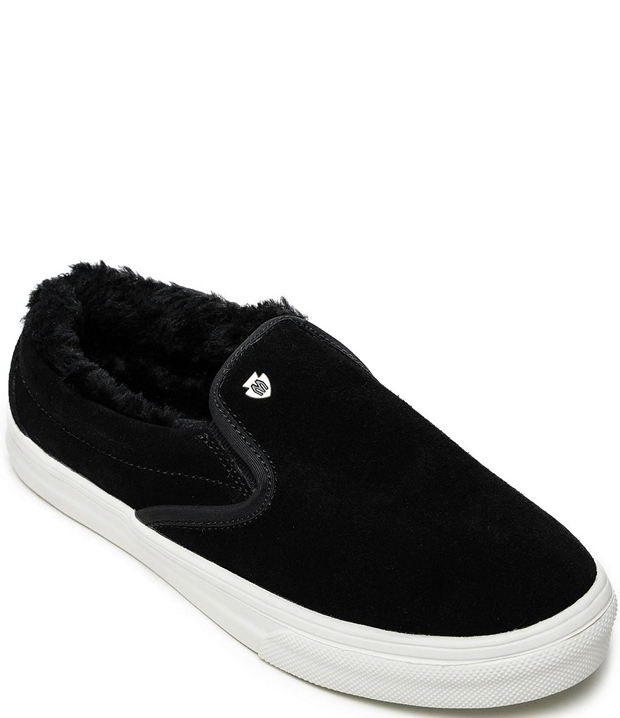 Minnetonka Women's Wilder Faux Fur Trim Sneakers