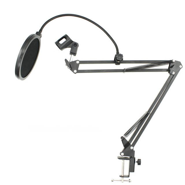 Microphone Stand Desktop Mic Clip Holder Tripod Nb35 Live Cantilever Bracket Universal Microphone Bracket dropshipping