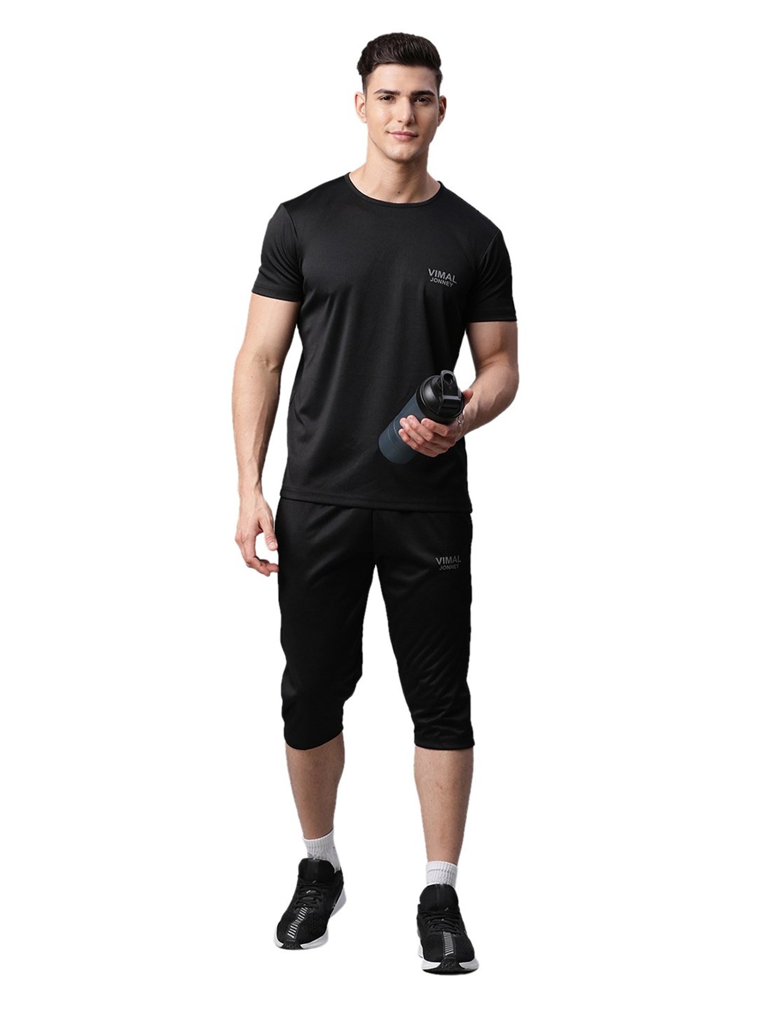 Vimal Jonney Multicolor Slim Fit Capris  - Pack of 3