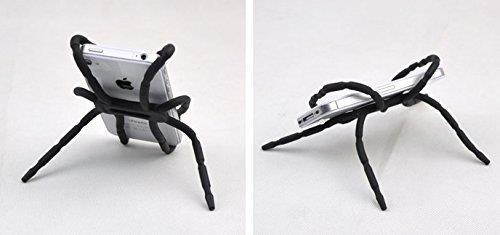 Spider Phone Holder--universal Phone Car Holder Mount and Stand For iPhone 4S, 5 and Android Phones (Black)