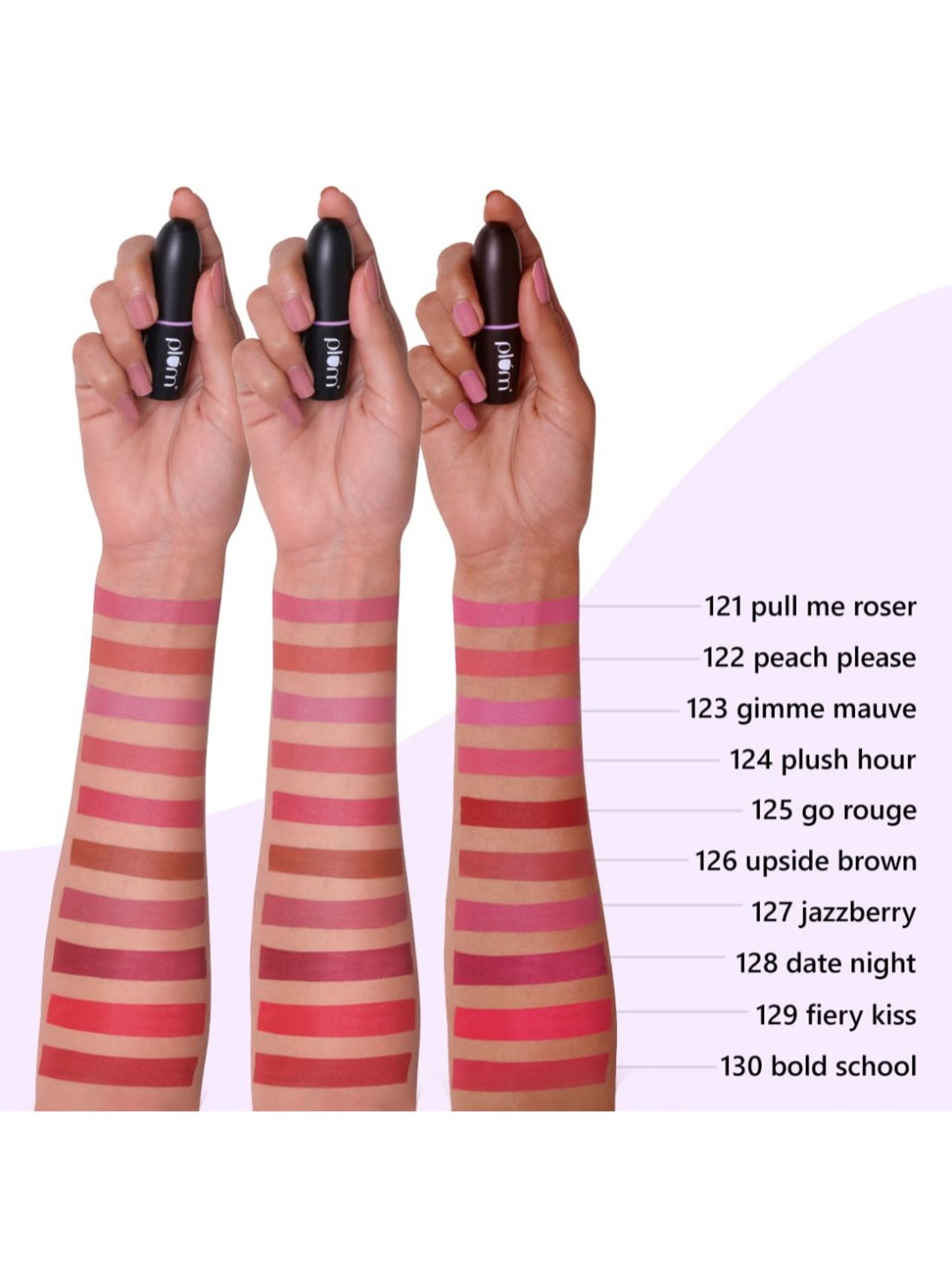 Plum Matterrific Lipstick Bold School 130 - 4.2 gm