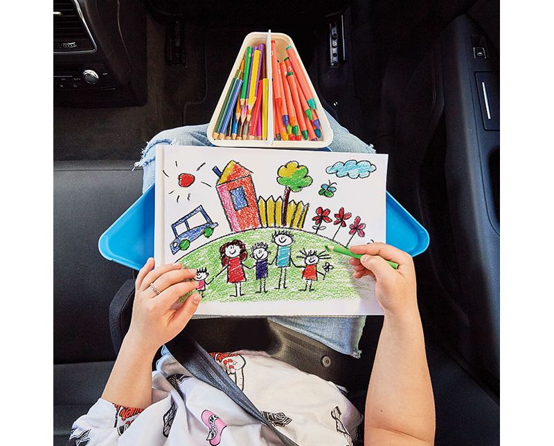  Fat Brain Toys Teebee - Play & Store Toy Box - Orange FA196-7