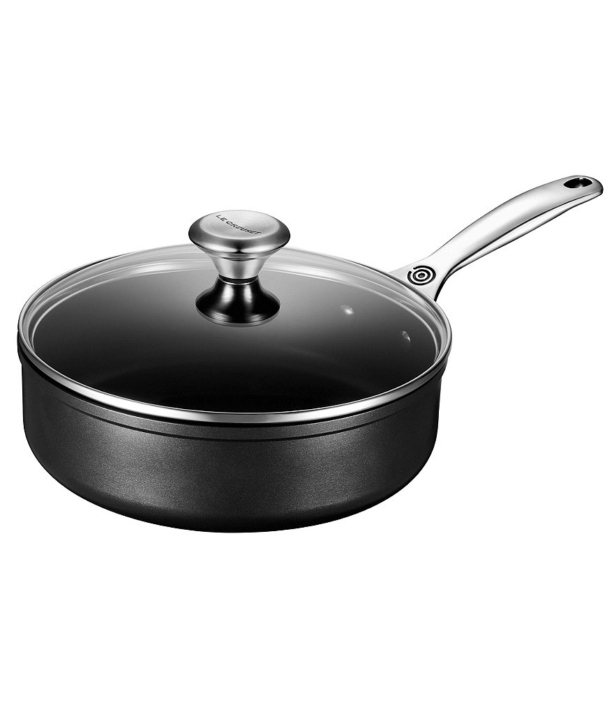 Le Creuset Toughened Nonstick Pro 3-1/2 qt. Saute Pan with Glass Lid