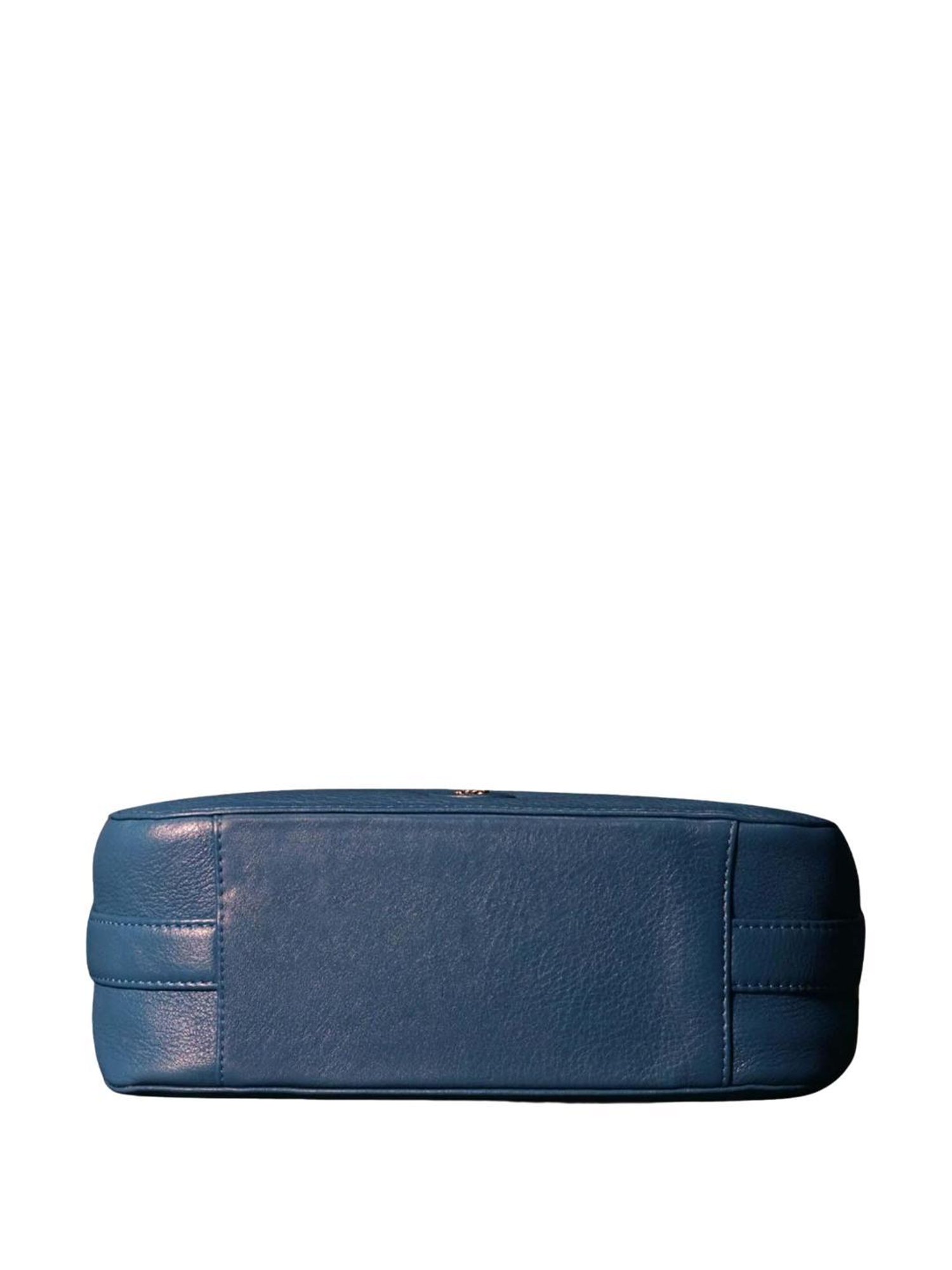 Tortoise Go Everywhere Ellena Sea Blue Solid Medium Cross Body Bag