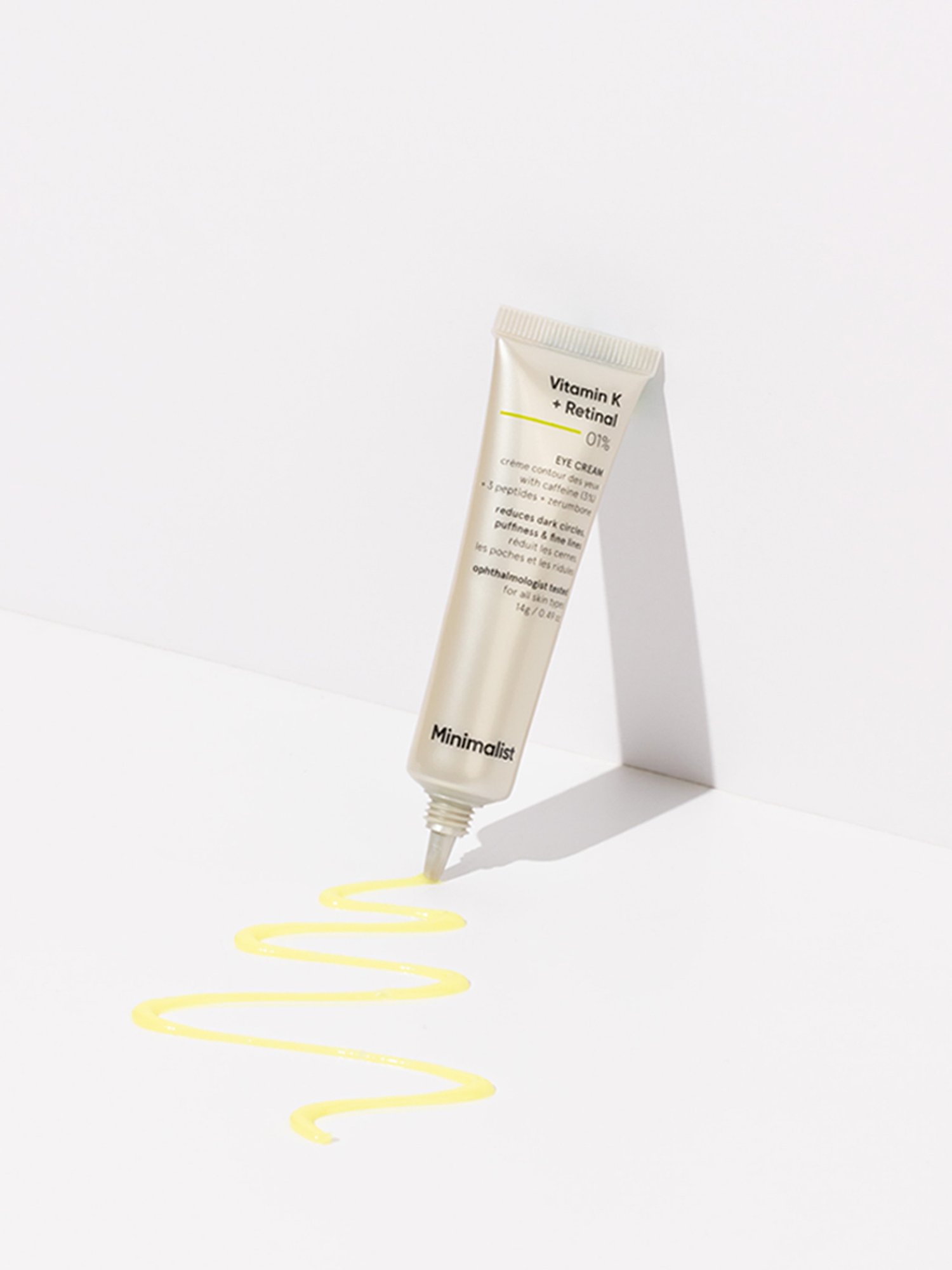 Minimalist Vitamin K + Retinal 01% Eye Cream - 14 gm