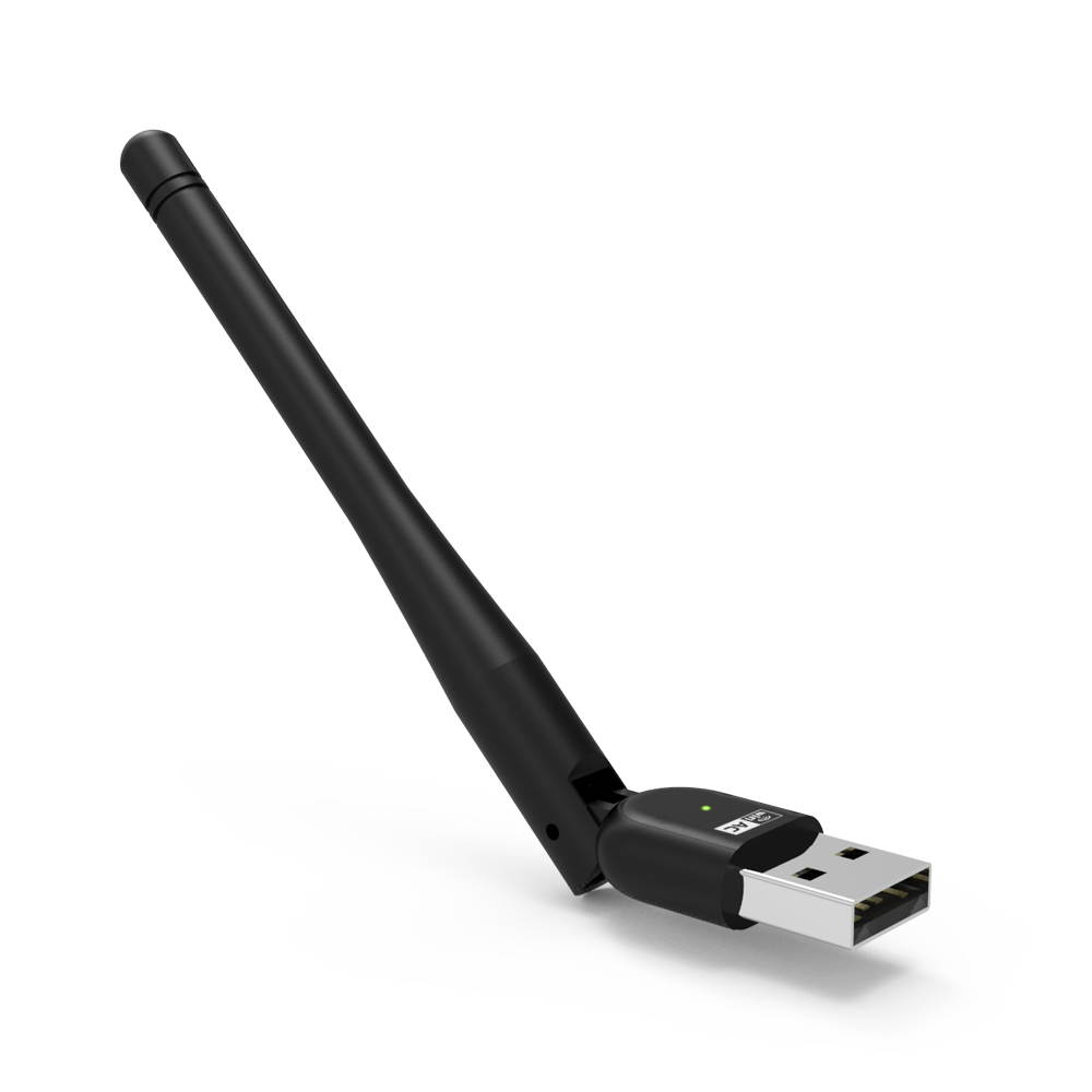 Wavlink Portable Wireless USB Adapter Wi-fi Dongle AC600- 5dBi Antenna IEEE802.11AC Dual Band 2.4 GHz 150Mbps + 5GHz 433Mbps Wireless Wifi Ethernet Network LAN Card- Black