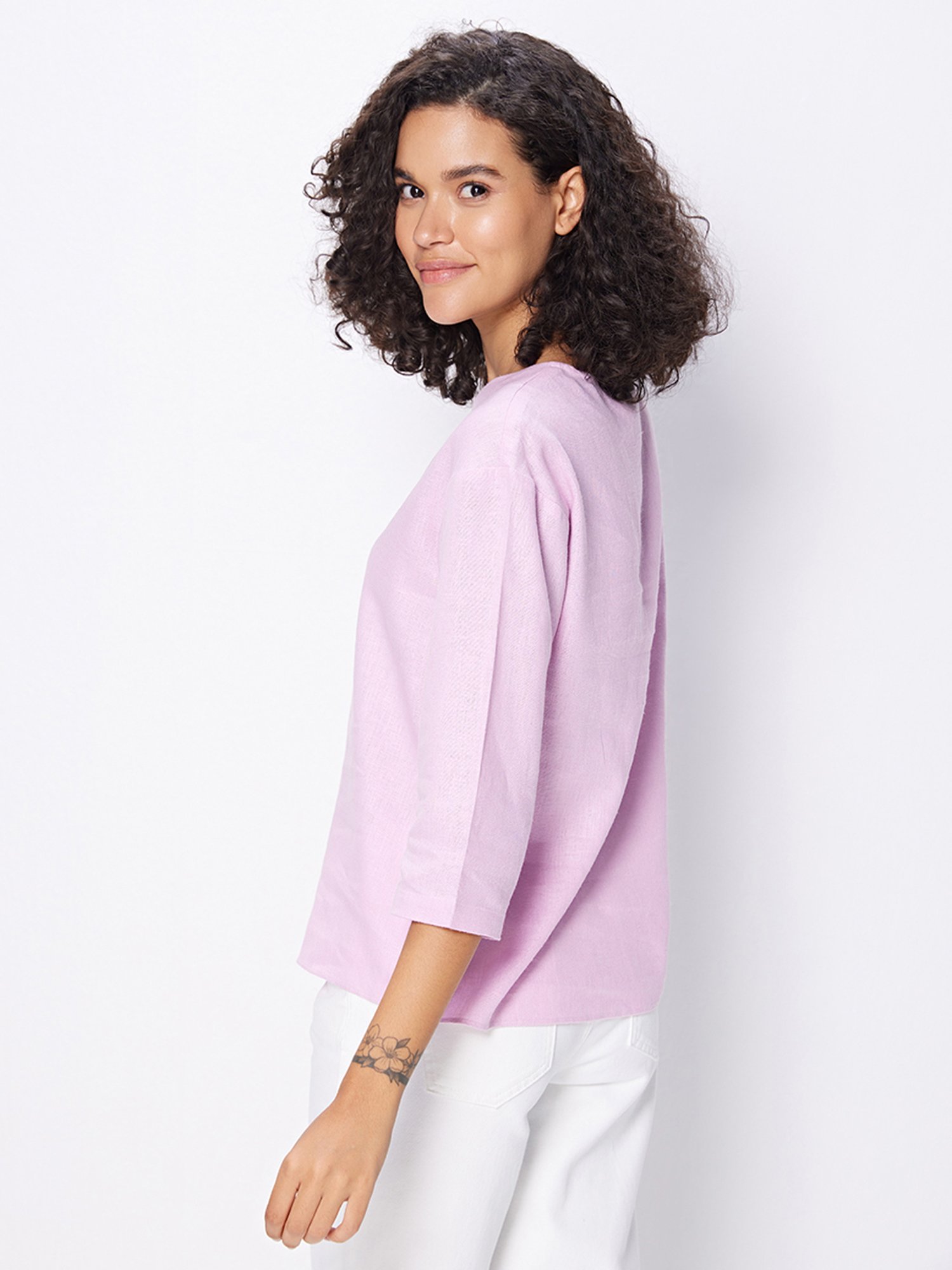 Cover Story Lavender Regular Fit Top
