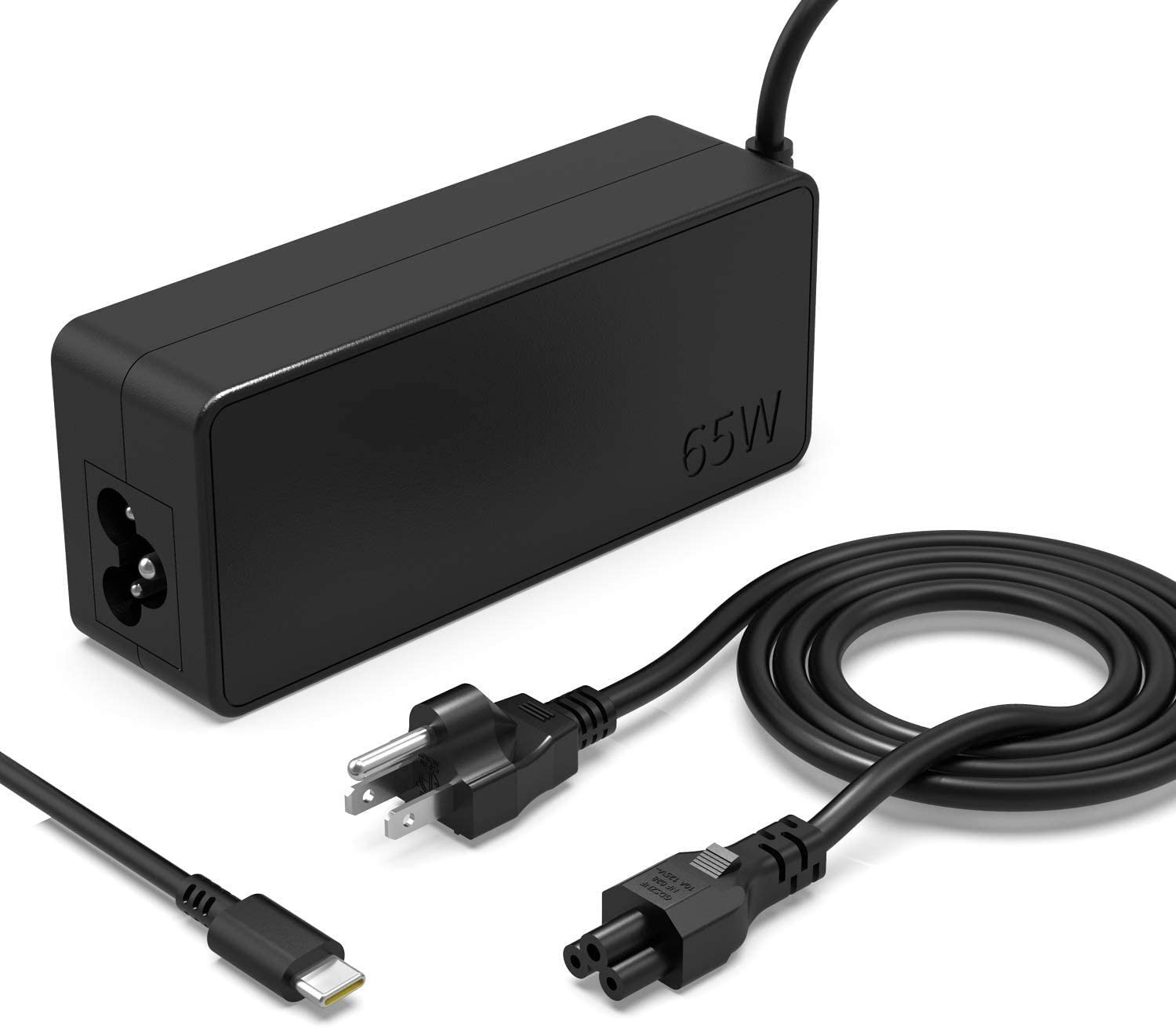 65W USB Type C AC Charger Fit for Dell Latitude 7410 7310 7210 2-in-1 9410 9510 5410 5310 5510 5420 5520 5320 2in1 Type C Laptop Power Supply Cord