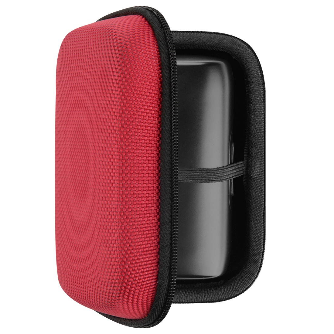 Geekria Headphone Amplifier Player UltraShell Case for Fiio M6, M7, M3K, E10K, Q1 Mark II, K3, A3, S.M.S.L IQ, Sap-11, Shanling M1, M2S, M2, Protective Carrying Bag with Room for Parts (Red)