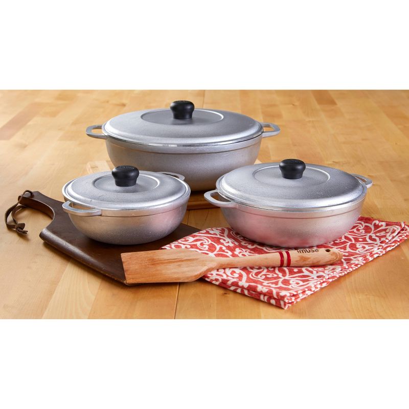 IMUSA 3pc Cast Aluminum Caldero Set
