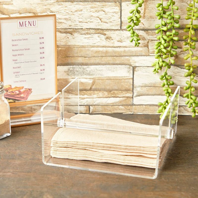 Home Basics  Easy Tear Bamboo Paper Towel Holder with Weighted Base, Natural