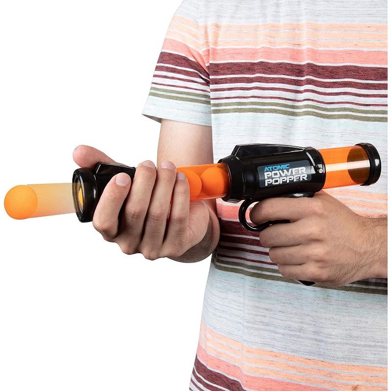 Hog Wild Atomic Power Popper Toy, Shoots Foam Balls!