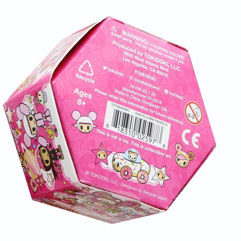 Tokidoki Tokidoki Donutella and Friends Series 2 Blind Box Mini Figure, One Random