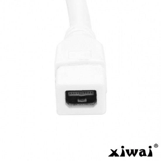 Xiwai 90 Degree Left angled type Mini DisplayPort male to Mini DP Female extension cable for iMac & LED Cinema Display