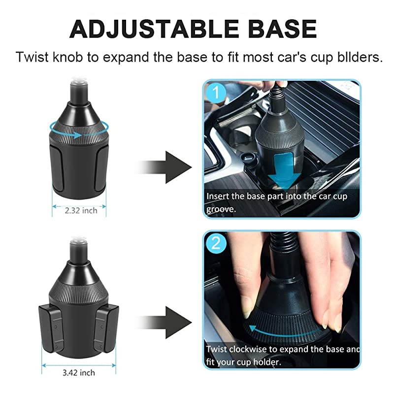 Cup Holder Phone MountCup Holder Phone Mount Universal Adjustable Gooseneck Cup Holder Cradle Mount for Cell Phone iPhone XsXS MaxX87 PlusGalaxy