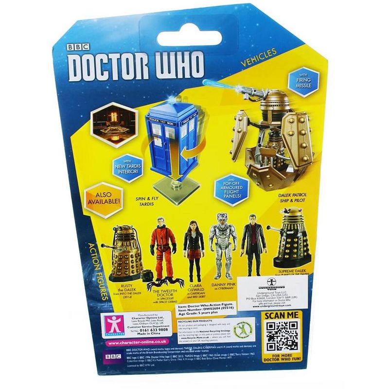 Underground Toys Doctor Who Supreme Dalek Wave 4 Figure 3.75 Inch