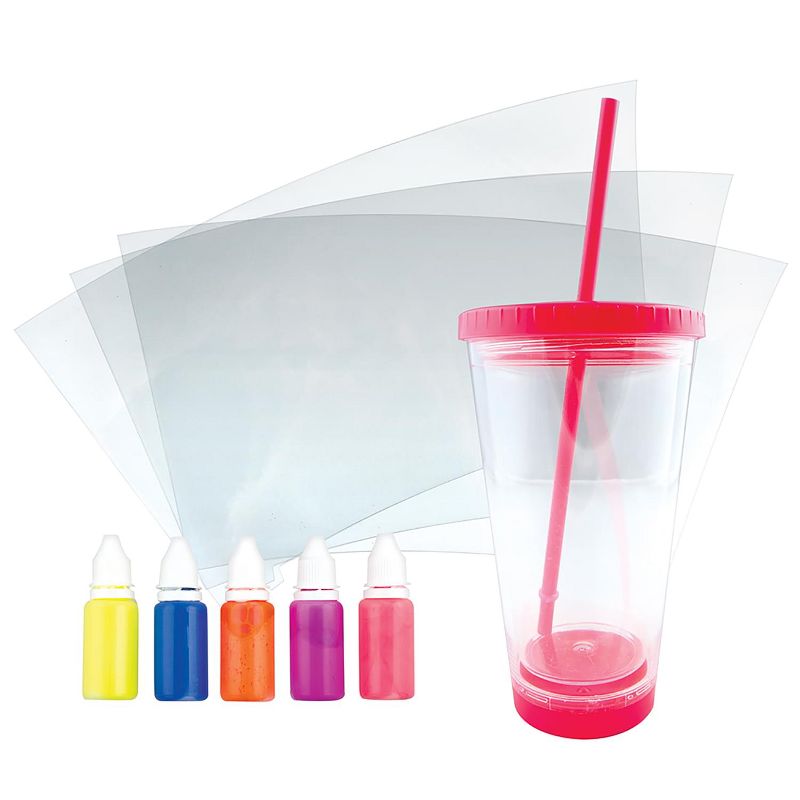 Fashion Angels Fashion Angels DIY Neon Tie Dye Tumbler Kit | Create Your Own Personalized Cup