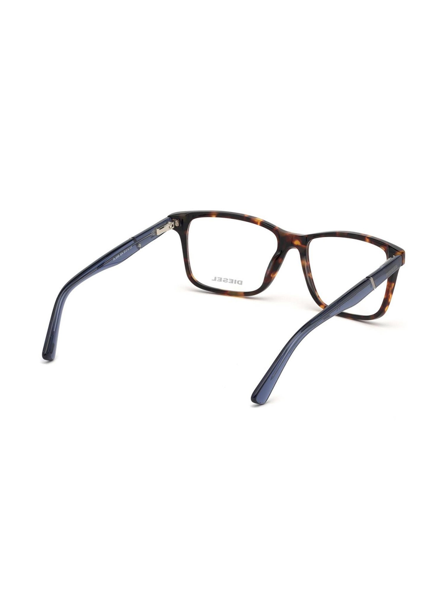 Diesel Brown Rectangular Eye Frames for Men