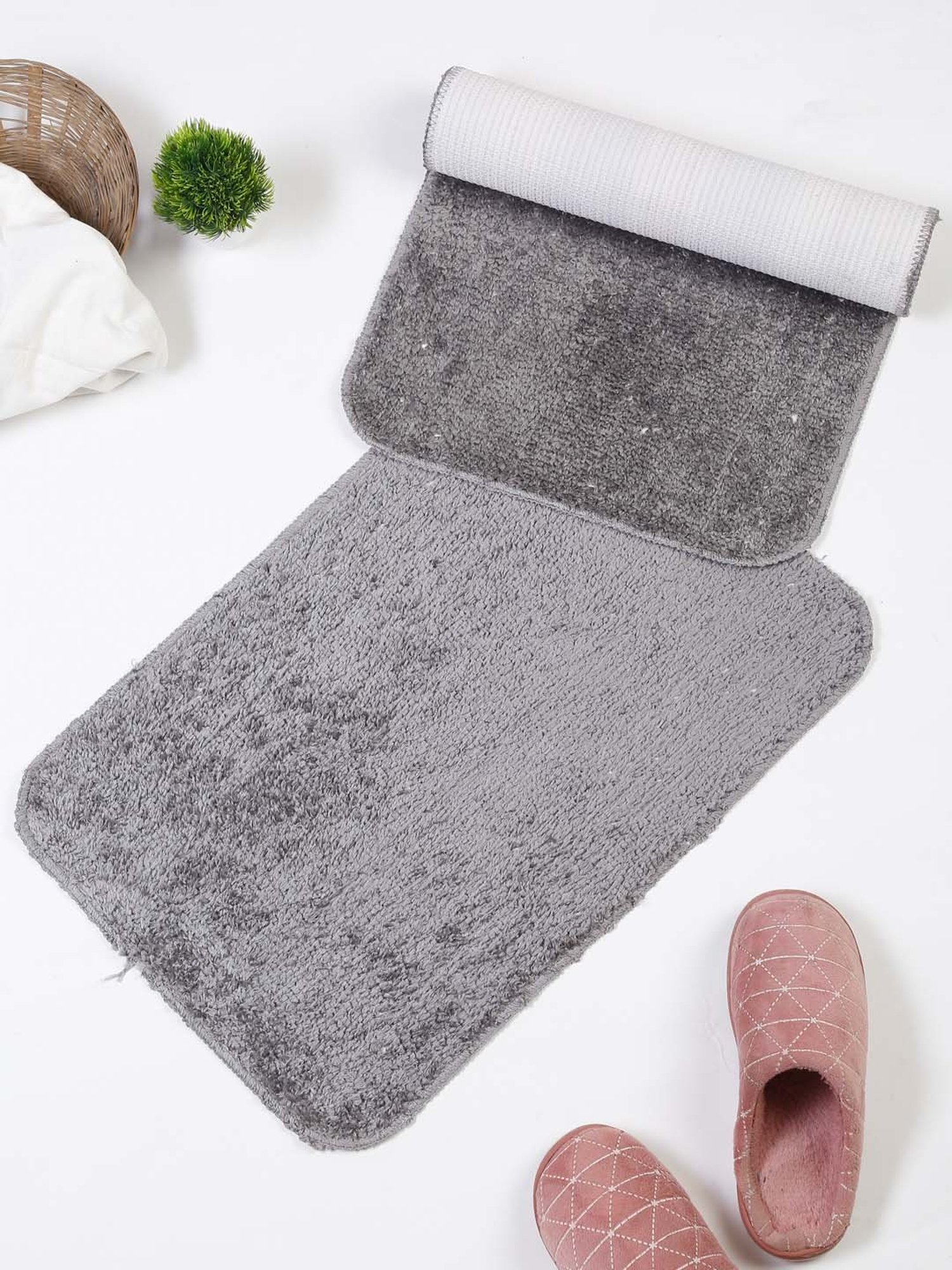 Freelance Grey PVC Set of 1 Door Mats