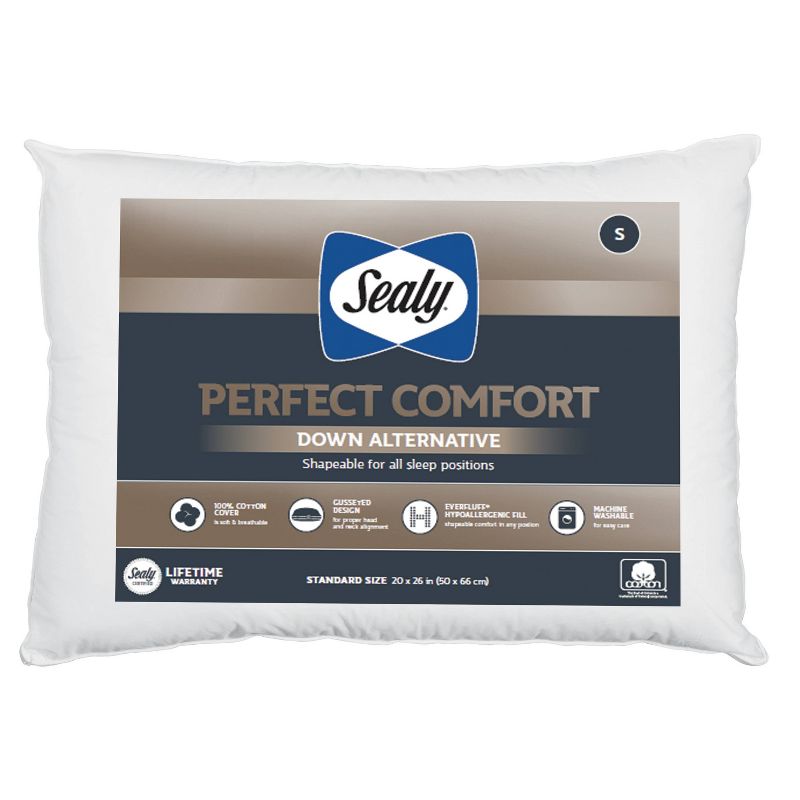 Standard Perfect Comfort Bed Pillow - Sealy