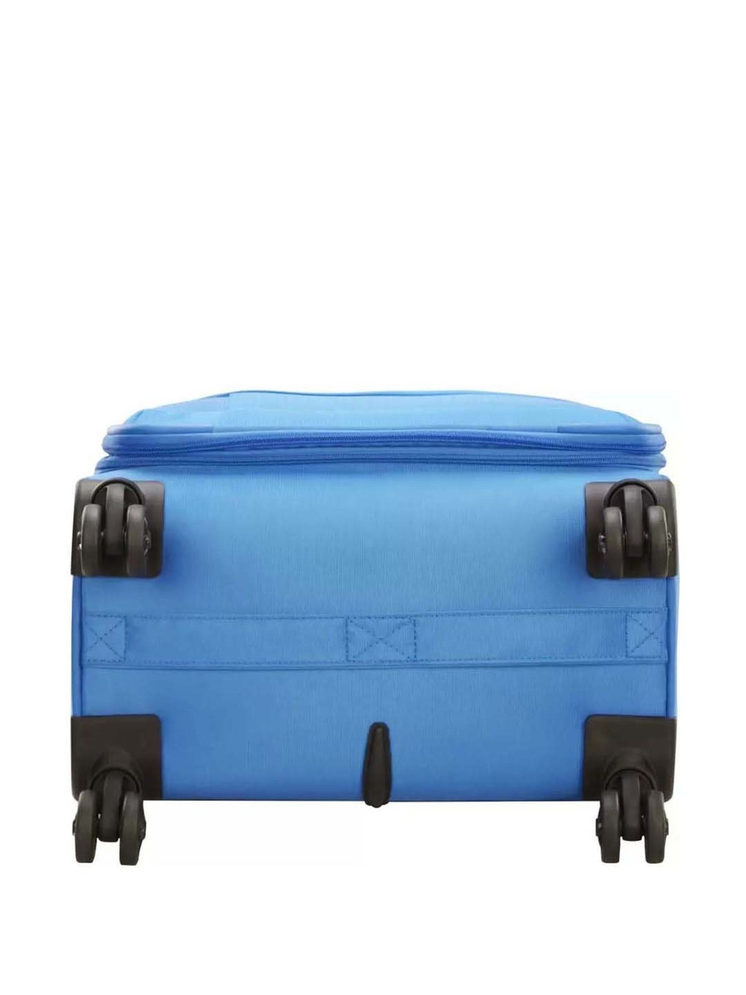 VIP Zion Nxt Str Exp Blue Solid Soft Cabin Trolley Bag - 55 cm