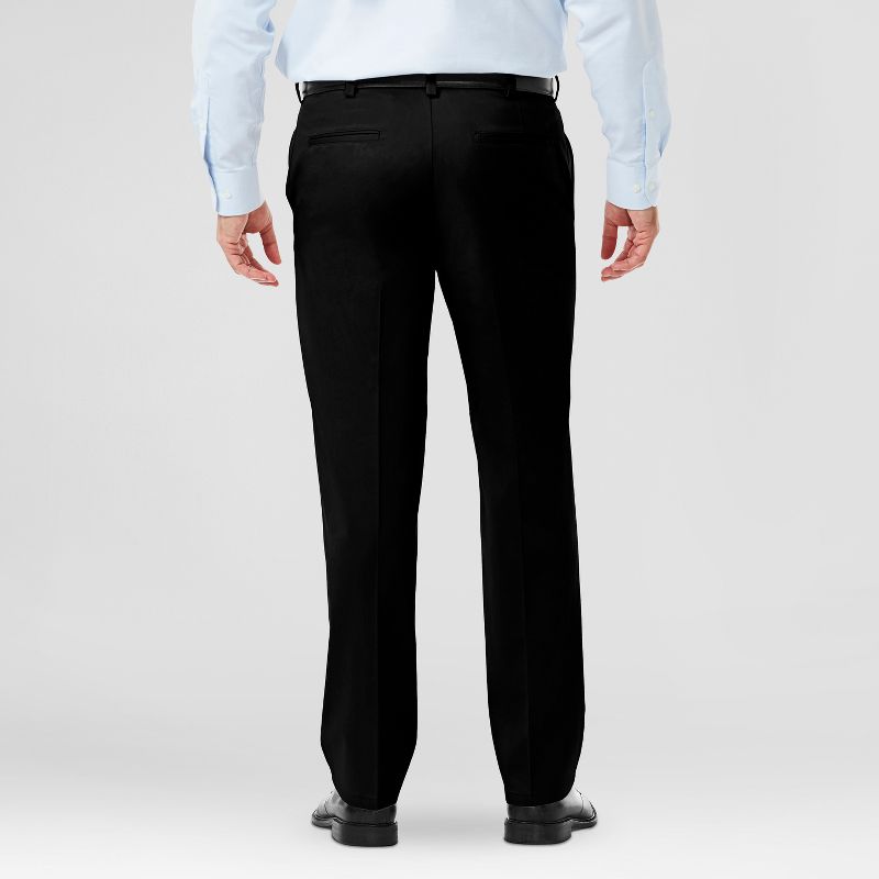 Haggar H26 Men's Classic Fit No Iron Stretch Khaki Pants- Sand 36X30