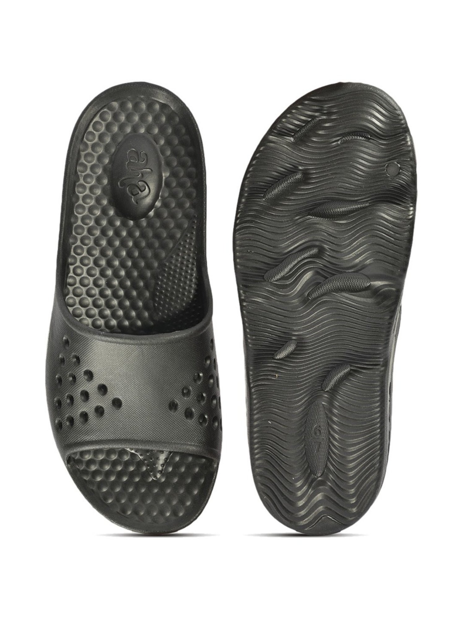 Aha by Liberty Men's RAMP Black Slides