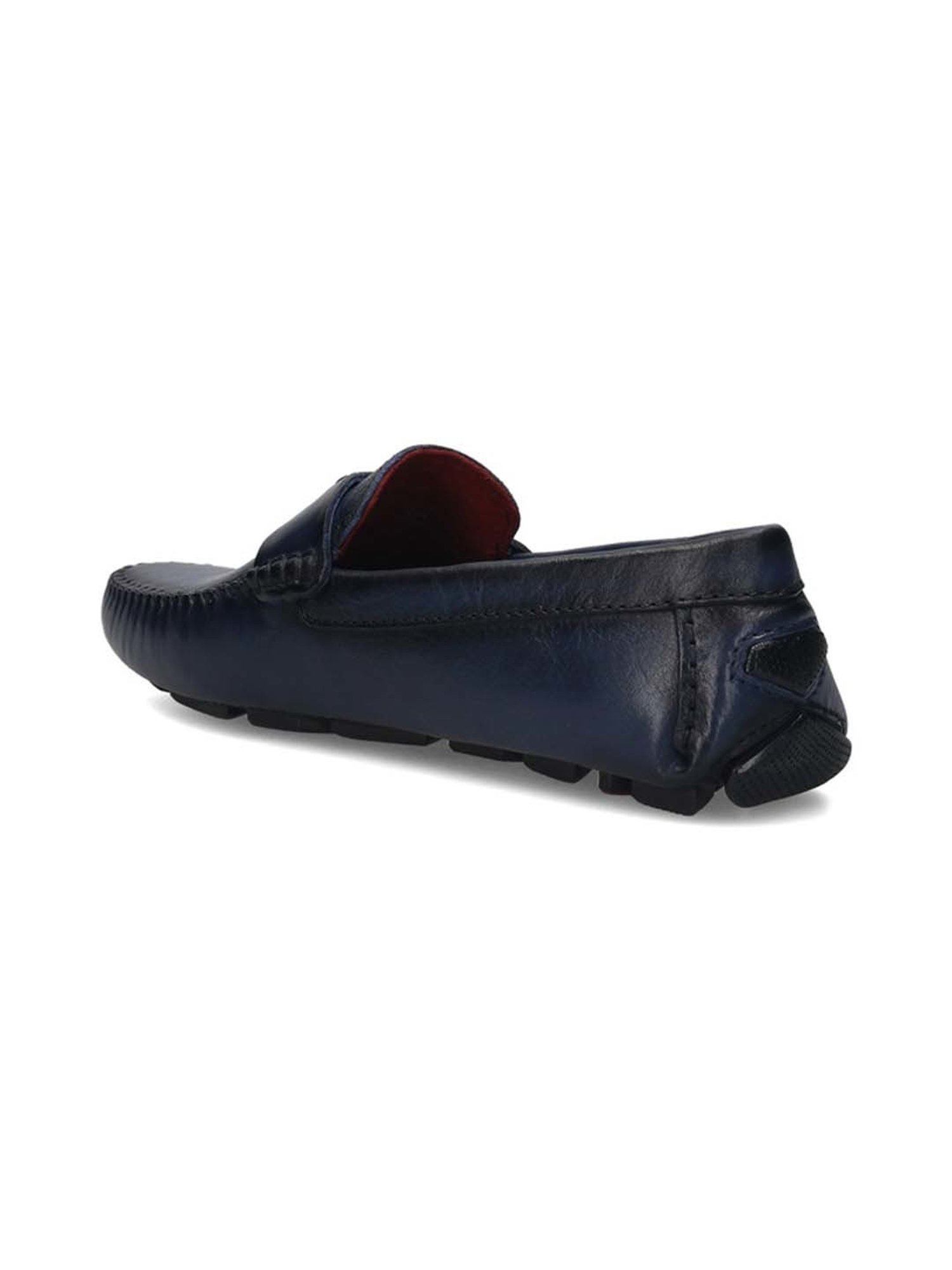 BAGATT Men's Hexa Blue Casual Loafers