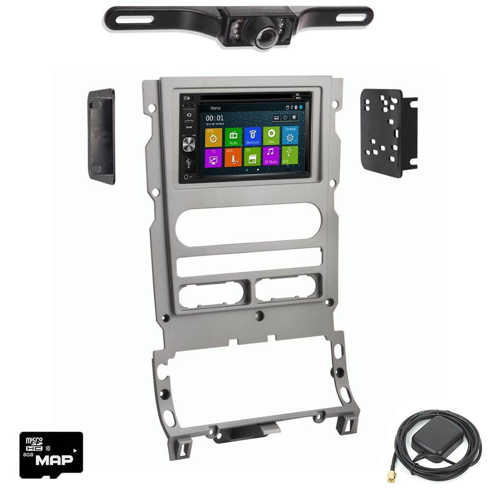 Otto Navi In Dash Navigation System DVD GPS Navigation Multimedia Radio and Dash Kit for Lincoln Navigator 4x4 2007-2014 with back up camera and extra