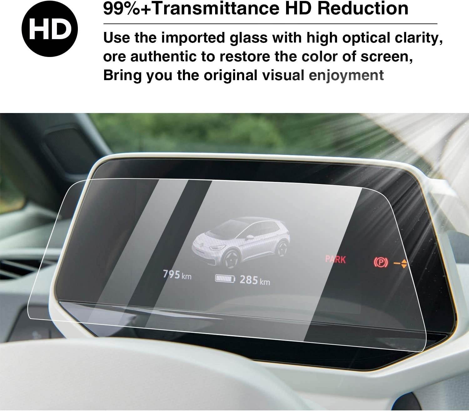 YEE PIN Screen Protector for 2020 ID.3 ID.4 5.3 Inch Navigation Dashboard Touch Screen Premium Tempered Glass Screen Protector