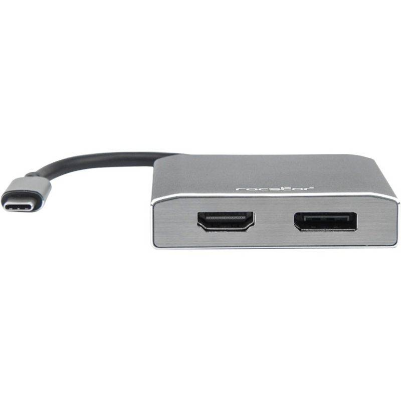 ROCSTOR Y10A202-A1 USB-C TO HDMI & DISPLAYPORT