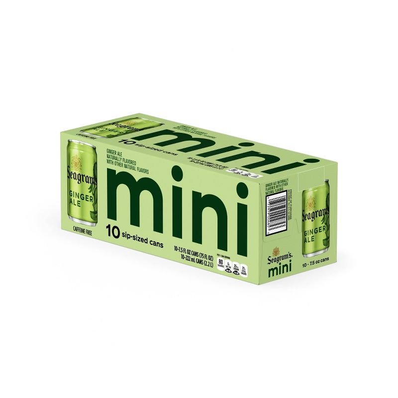 Seagrams Ginger Ale - 10pk/7.5 fl oz Mini-Cans