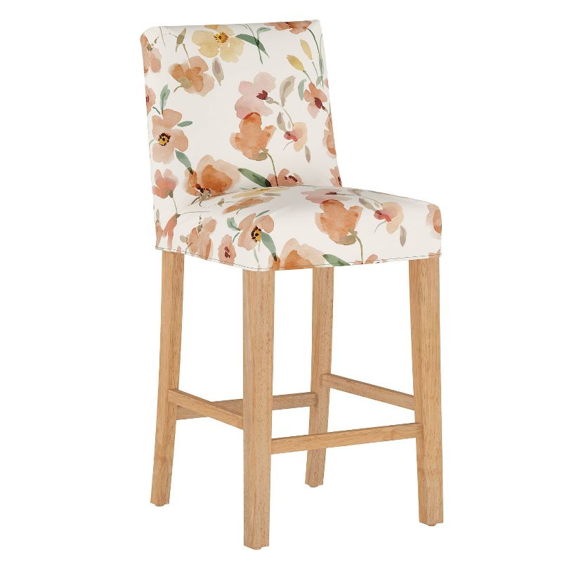 Slipcover Barstool Ginny Floral Harvest - Skyline Furniture