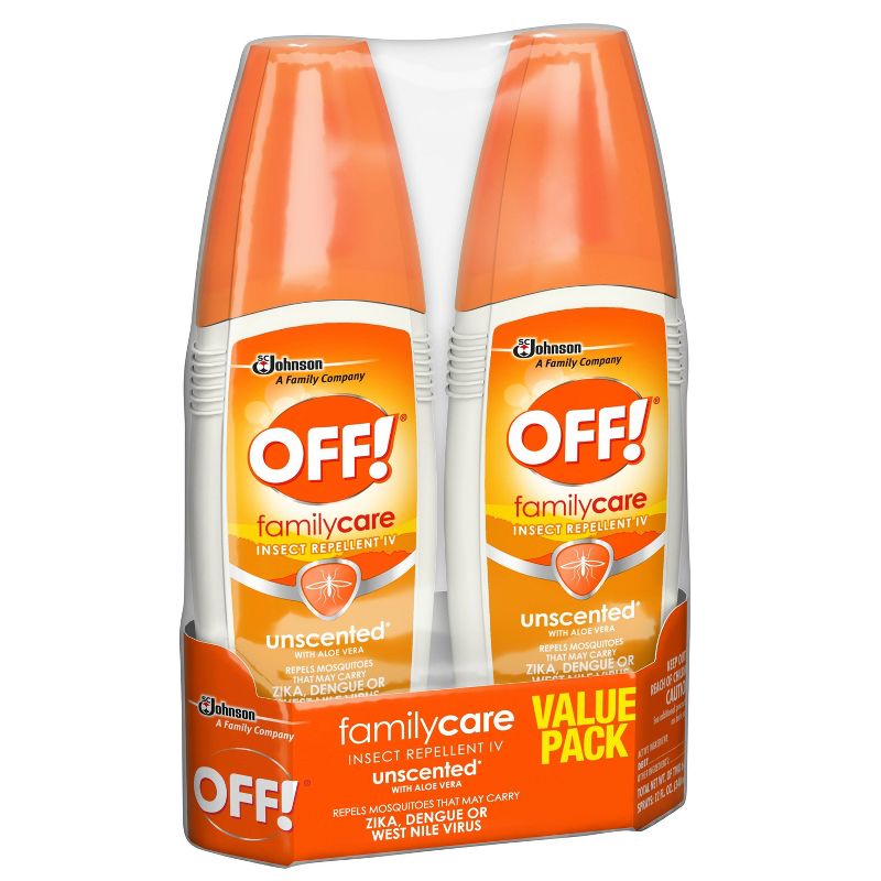 OFF! FamilyCare Unscented Insect Repellent IV - 6oz/2ct