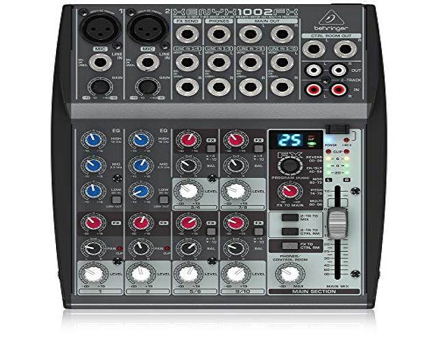Behringer XENYEX1002FX 10 Input 2 Bus Mixer Eq 24 Fx