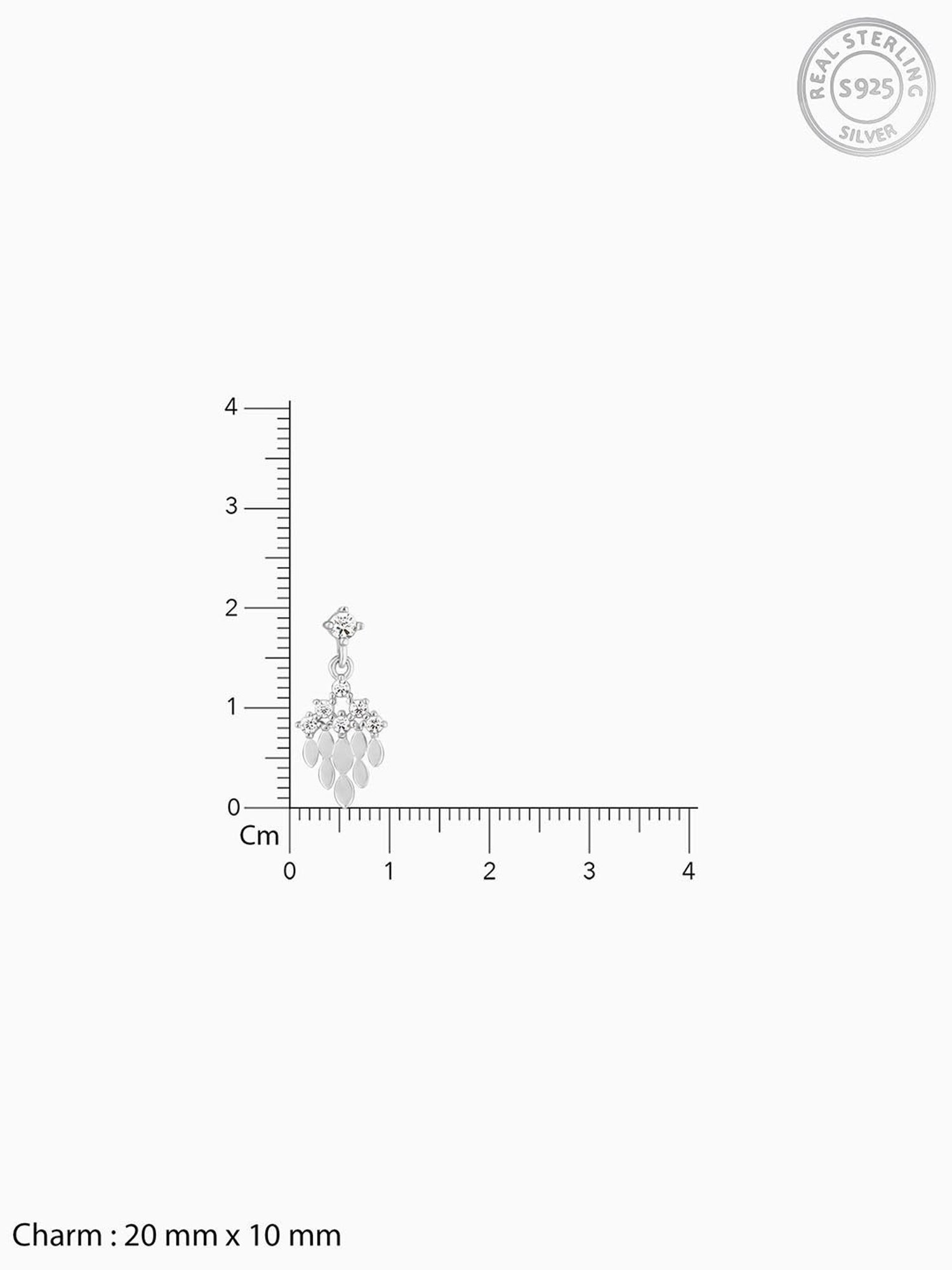 GIVA 92.5 Sterling Silver Grape Valley Earrings for Women