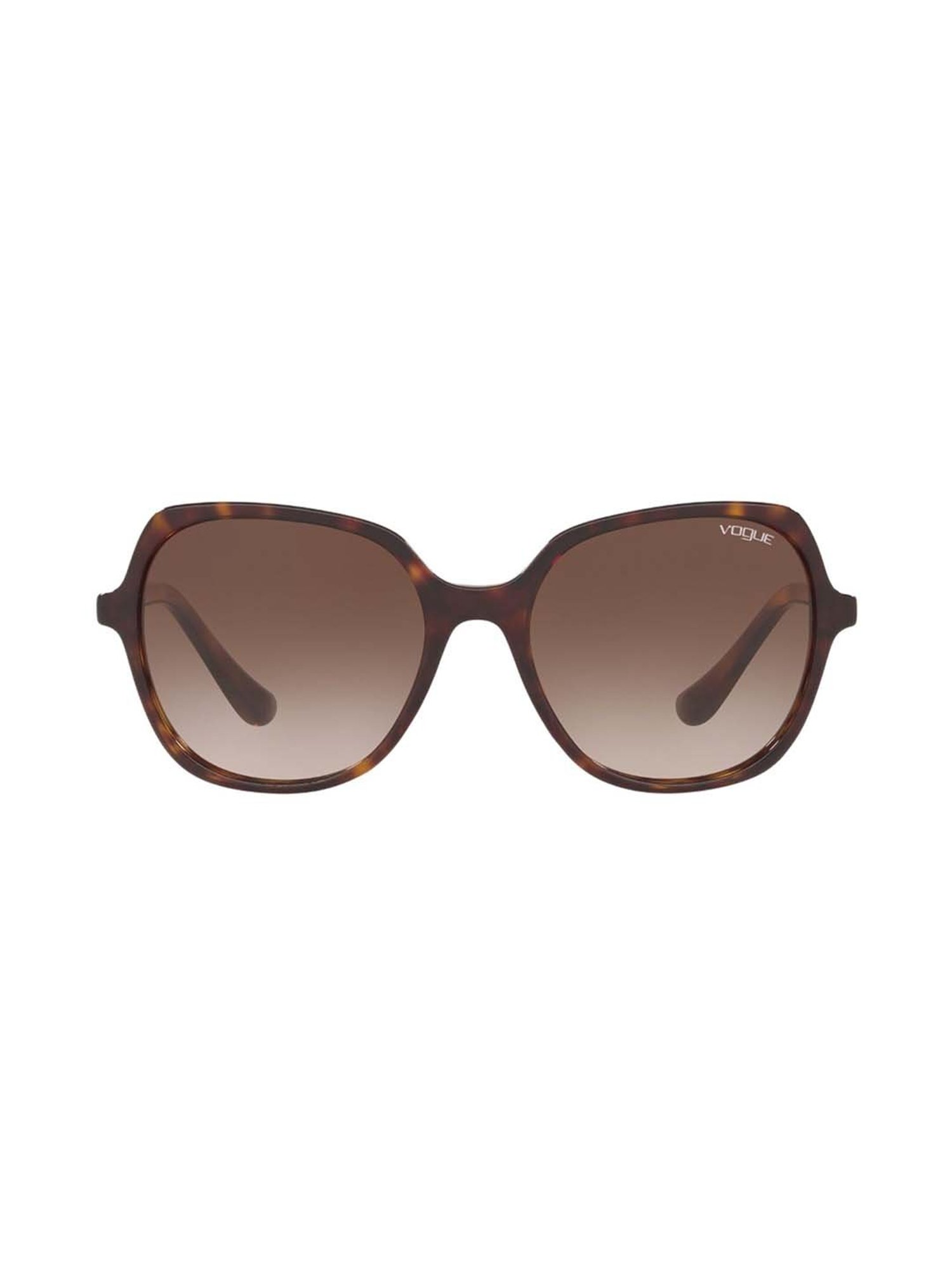Vogue Eyewear Women Gradient Brown Lens Square Sunglasses - 0VO5269SIW6561356
