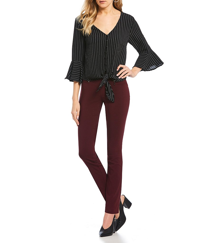 Takara Pull On Millennium Coordinating Zipper Dress Pants