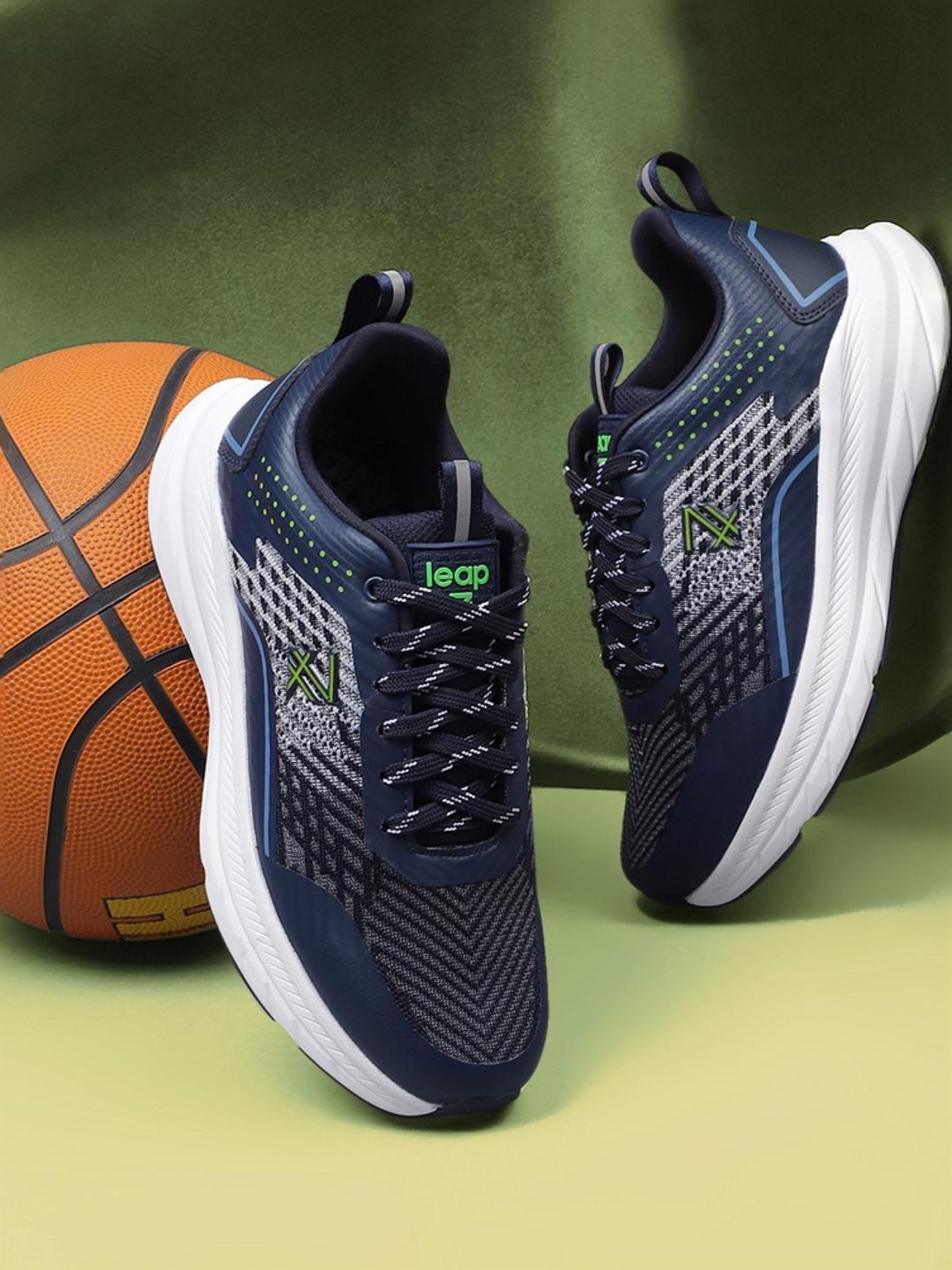 Leap7X by Liberty Men's Blue Running Shoes