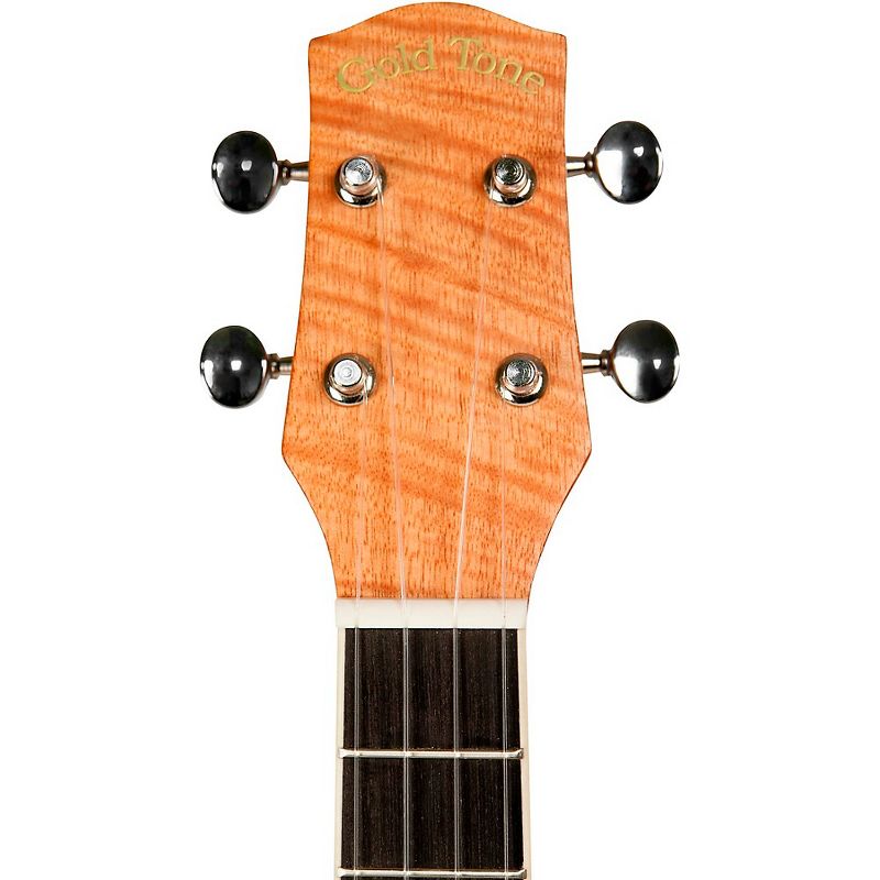 Gold Tone Concert-Scale Curly Maple Resonator Ukulele with Gig Bag Natural