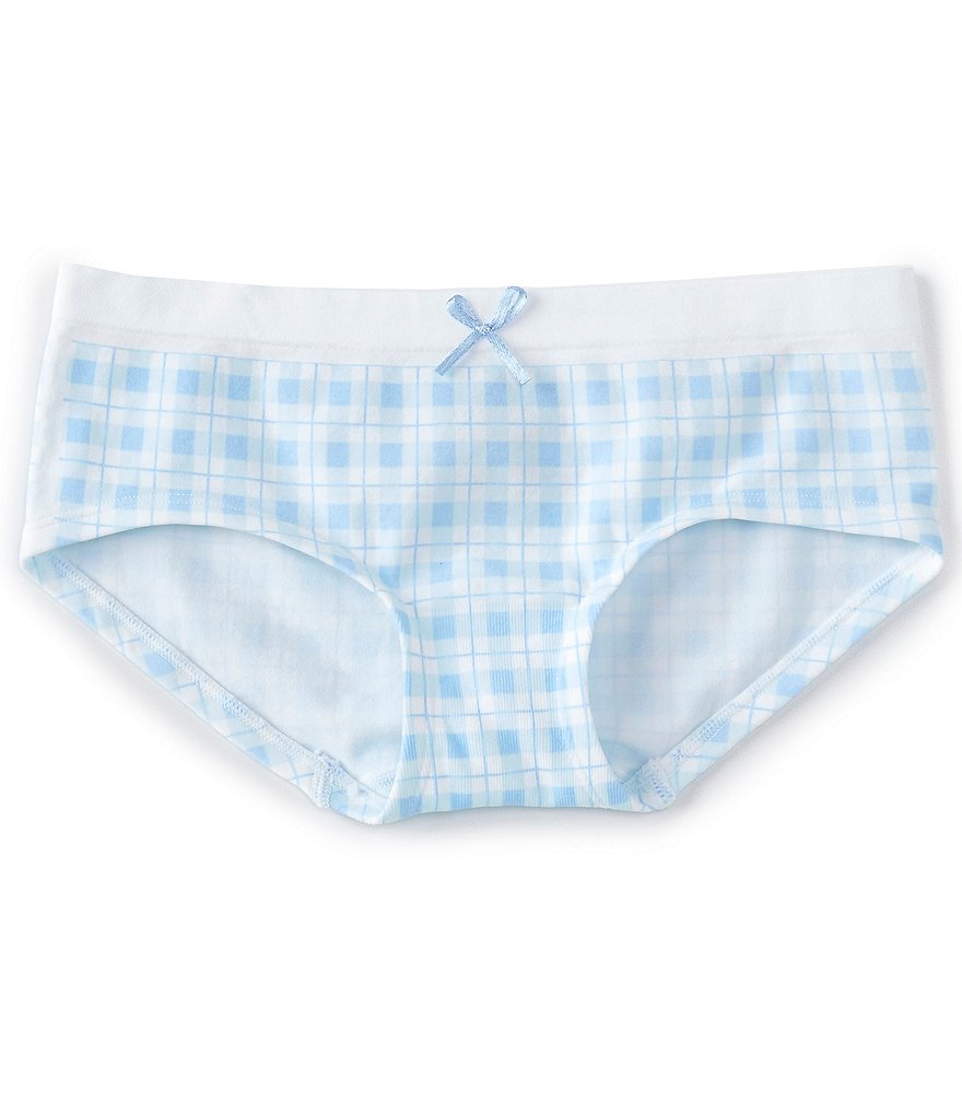 Copper Key Big Girls 6-16 Plaid Seamless Girlshort Panties