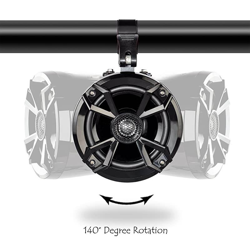 NUTV5 - Marine Bluetooth ATV/Golf Cart/UTV Speakers Stereo System